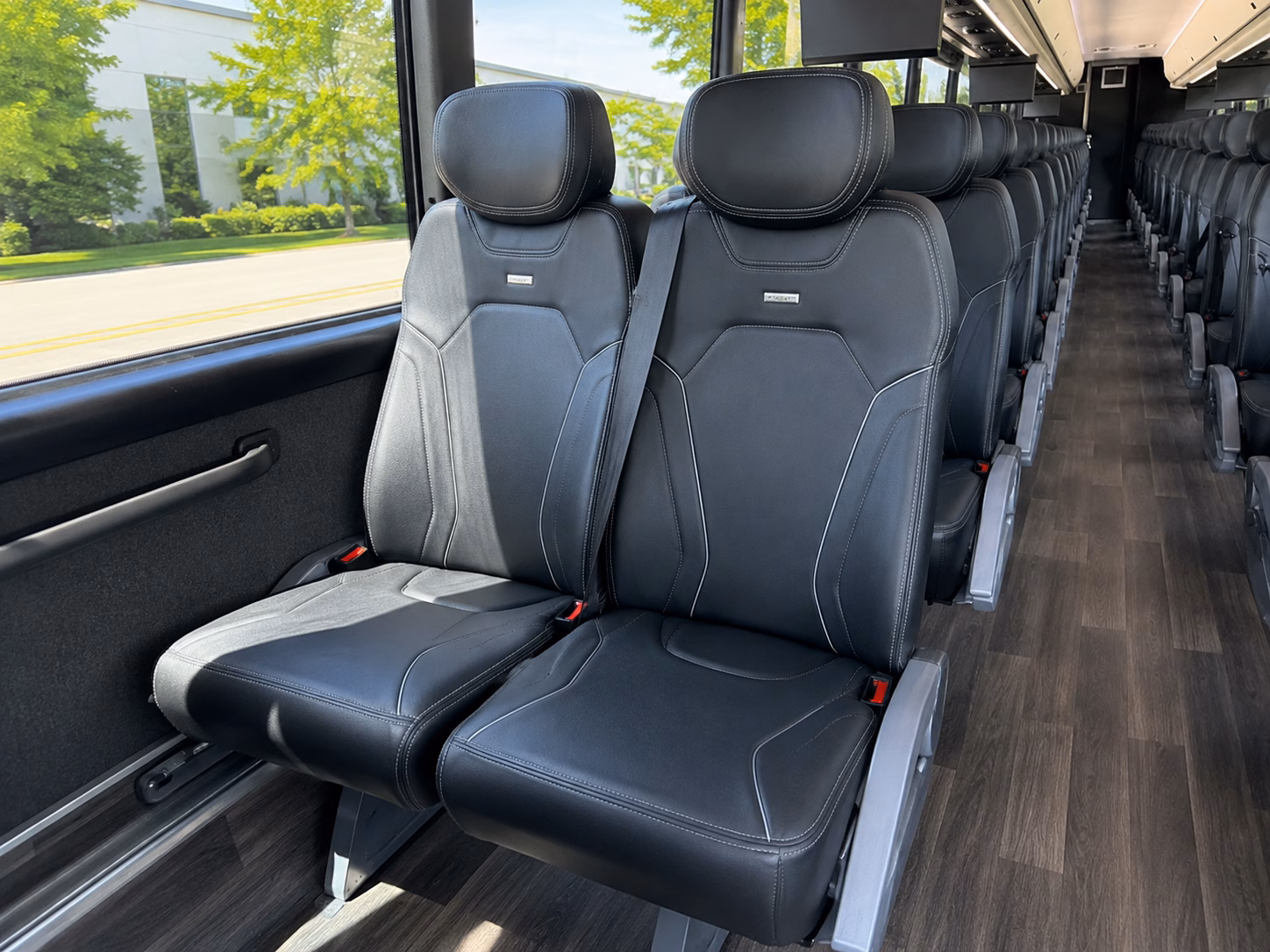 dunwoody charter bus inside