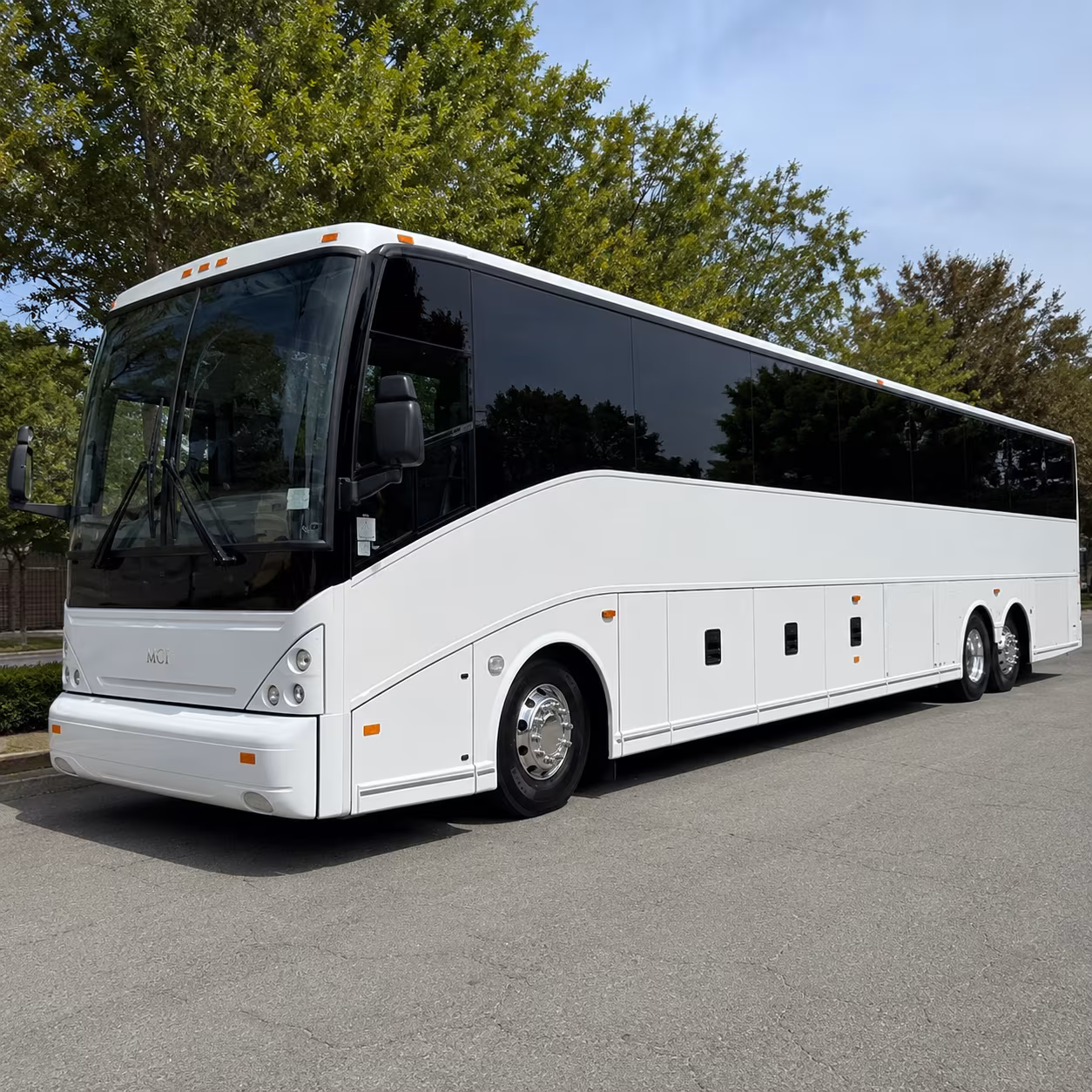 milton charter bus rental