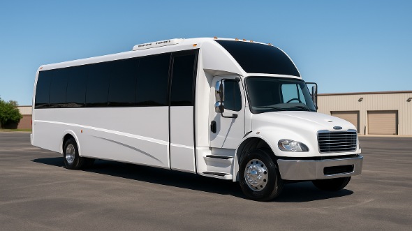 Exterior of Charter Bus Company Milton's 20 Passenger Mini bus in Milton