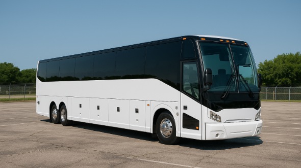 Exterior of Charter Bus Company Dunwoody's 50 Passenger Charter Bus in Dunwoody