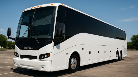 Exterior of Charter Bus Company Dunwoody's 54 Passenger Charter Bus in Dunwoody