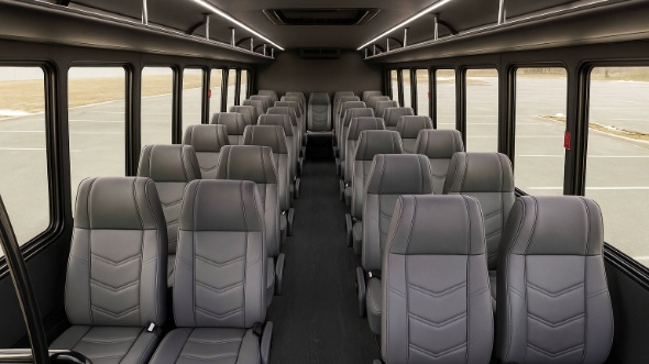 dunwoody 20 passenger minibus inside
