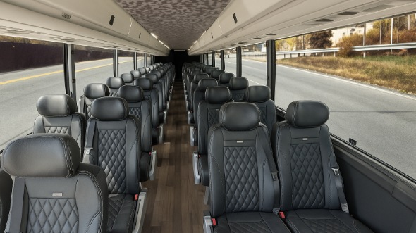 dunwoody 25 passenger minibus inside