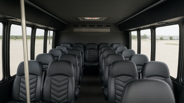 dunwoody 35 passenger minibus inside