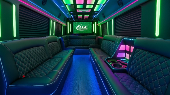 dunwoody party bus rental inside